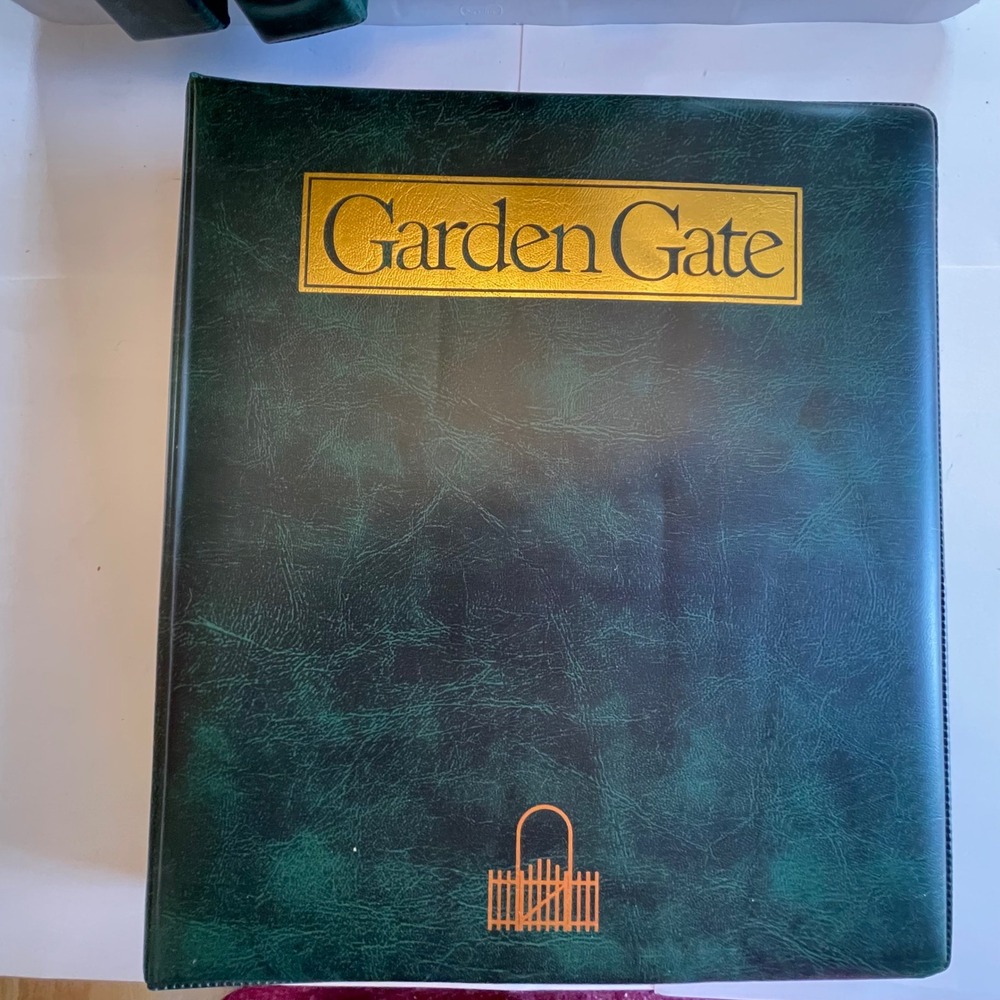 Garden Gate Magazine 2003 Issues 49-54 Bonus Supplement Green 3-Ring Binder Lot